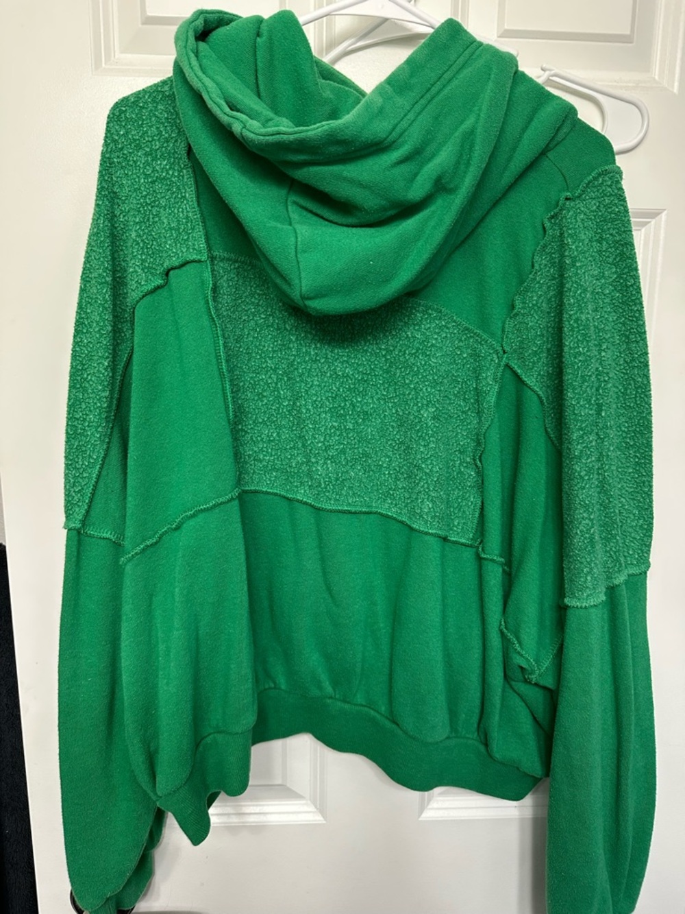 Aerie Green Textured Pullover Hoodie - Picture 2 of 2